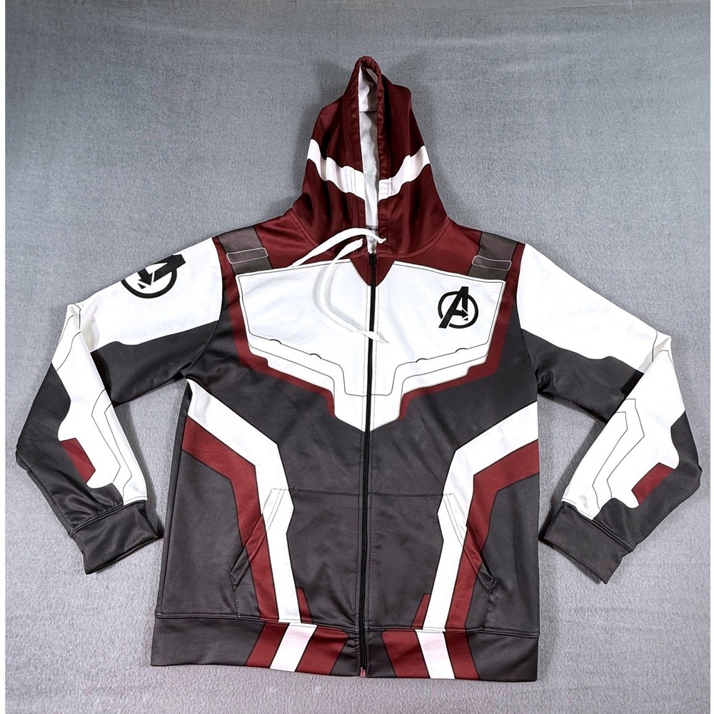Angry Goldfish Avengers Quantum Suit Hoodie 2XL Cosplay Full Zip Super‎ Hero